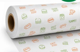 WRAPSTORE 120m Food Grade Butter Paper Roll 120m | Non-Stick Food Wrapping Paper Parchment Paper(120 m)