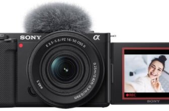SONY ZV-E10K/BQ IN5 Mirrorless Camera Body with 16-50mm Zoom Lens(Black)