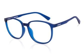 LENSKART BLU | Zero Power Blue Cut Computer Glasses | Anti Glare, Lightweight & Blocks Harmful Rays | Full Rim Square | 100% UV Protected | For Men and Women | LB E13531