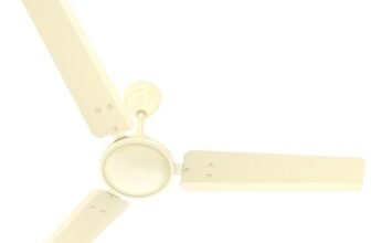 Havells REO Vaayu 1200 mm ES Ceiling Fan | High Speed, High Air Delivery | Strong & Powerful |Air Delivery: 220CMM| RPM: 370| 2 Year Warranty | (Pack of 1, Bianco)