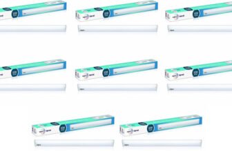 Wipro 10 Watt LED tubelight Batten (Color-White/6500K,Size: 2 feet)- Pack of 8 10 W 54 cm Tube Light(White, Pack of 8)