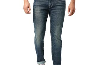 Pepe Jeans Tapered Vapour Tapered Fit Low Waist Jeans, Med Tint, 34