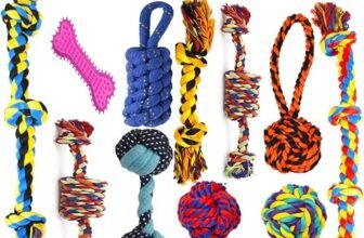 Agirav Dog and Puppy Toy Set – Chew, Teething, Rope, and Tug Toys for Small to Medium Dogs – Washable Cotton Pack of 12
