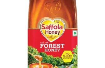 Saffola Honey Active, 1kg, Made with Forest Honey, Pure Honey, No sugar adulteration, Natural Immunity booster