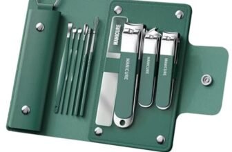 Premium Nail Clipper Kit – Stainless Steel Manicure & Pedicure Set – Nail Care Tools for Hand & Feet – Includes Clippers, Cuticle Trimmers, File, Tweezers for Facial, Hand & Foot Care
