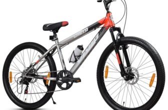 Leader Vivid Creto 29T Multispeed 7 Speed Cycle for Men with Front Suspension & Dual Disc Brakes |Gear Bicycle for Boys & Girls | Ideal for 15 + Years (Frame: 20 Inches)
