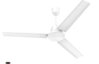 Orient Electric Apex Swift 1200mm BLDC Ceiling Fan with Remote | BEE 5 Star Rated | High Speed, Energy Saving Motor | 210 CMM Air Delivery | Inverter Compatible | 3 Year Warranty by Orient |White