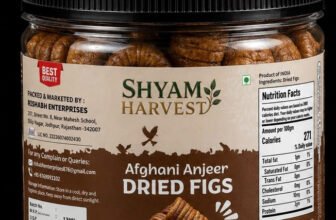 SHYAM HARVEST AFGANI ANJEER PACK OF 1000GM I TASTY AND HEALTHY DRIED Figs(1 x 1000 g)