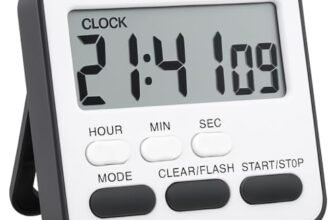 CBK Digital Kitchen Timer&Stopwatch with1 Year Warranty,Large Digit Countdown,Loud Alarm with Back Magnetic Stand Ideal for Cooking, Baking,Stop Watch Timer for Study Table Accessories for Students