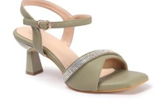 Carlton London Women Sandal,Olive,UK-5