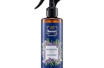 Parachute Advansed Rosemary Water Hair Spray | 100ml | Reduces Hair Breakage* | Non‑Sticky Formula | Natural Shine | Scalp‑Soothing