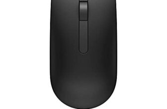 Dell MS116 Wired Mouse, 1000 DPI, Scrolling Wheel, 2 Buttons, 1 x USB, Optical LED Tracking, Plug and Play, Scrolling Wheel, Black