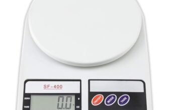 Btag SF-400 Digital Kitchen Weighing Scale | 10Kg x 1g Precision | 1 year (6+6 months) warranty | Food Scale with LCD Display for Cooking, Baking, Meal Prep & Healthy Diet | (White)