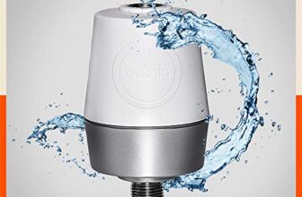 Bathla QuaSoft 3499 Shower & Tap Filter – Reduces Hair Fall and Protects Skin Against Hardwater (Silver, White)