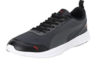 PUMA | Forbes Men’s Shoes | Black-Dark Shadow-High Risk Red | 9UK