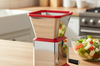 Shreegokul Stainless Steel Chilly Cutter Vegetables and Dry Fruit Cutter/Stainless Steel Onion Chopper & Vegetable Chopper Quick Cutter with Stainless Steel Rotating Blade Vegetable Salad Chopper Vegetable & Fruit Chopper(1 Chilly Cutter)