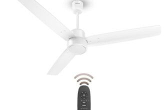 Havells FAB BLDC Ceiling Fan 1200 mm, 380 RPM, Savings upto 65%, Reverse Rotation, 4 Modes (Boost, Sleep, Breeze, Mop), Low Wattage 30 W, Low Noise, Air Flow:235 CMM, 3 Year Warranty, Elegant White