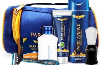 Park Avenue Good Morning Grooming Collection 7 in-1 Combo Grooming Kit for Men | Gift Set for Men | Father’s Day Gift for Dad | Shaving Kit for Men | Shaving Foam | After Shave | Gift Hamper for Men, Husband, Boyfriend | Free Travel Pouch Inside
