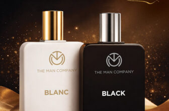 THE MAN COMPANY Blanc EDT (50ml) & Black EDT (50ml) Long Lasting Perfume Gift Set Eau de Toilette  –  100 ml(For Men)