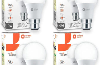 Orient Electric 9 W Basic Round B22 LED Bulb(White, Pack of 4)