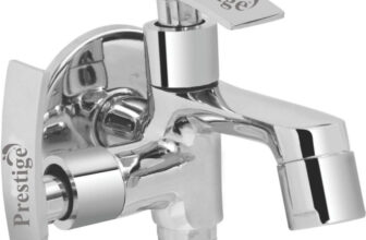 Prestige Passion Bib Cock 2 Way 1/2″ Passion (2- Way Bib Cock) Brass with Wall Flange Tap 1/2″ Bib Tap Faucet(Wall Mount Installation Type)
