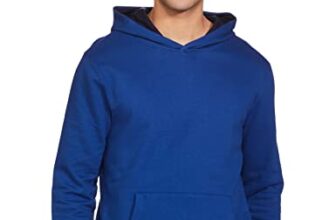 Diverse Men’s Cotton Blend Neck Hooded Full Sleeve Sweatshirt (DCMSSF03RC21L38-4275N_Royal Blue_S)
