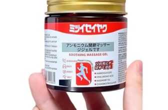 Herbal Joint & Muscle Relief Massage Gel – Japanese Formula with Arnica, Mugwort & Hyaluronic Acid | Fast Absorption Soothing Body Massage Balm for Back, Neck, Knee, Leg & Shoulder Care | 100ml (Pack of 1)