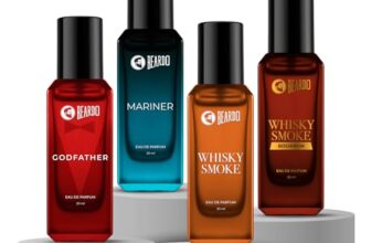 Beardo The Ultimate 4 – Whisky Smoke, Bourbon, Godfather & Mariner Perfume Set for Men (20ml x 4) | Long Lasting Fragrance | Long Lasting Perfume for Men | Gift for Men | Gift for Friend