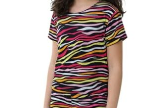 Ninos Dreams Cotton Knit Half Sleeves Stripes Print Night Suit- Multicolor