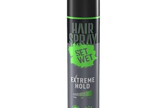 Set Wet Hair Spray 200ml| For Men & Women| Extreme, Long-lasting Hold| With Soy, Rice & Oat Protein| UV Protect| SLS & Paraben Free| Quick Styling| Non-Sticky| Natural Shine