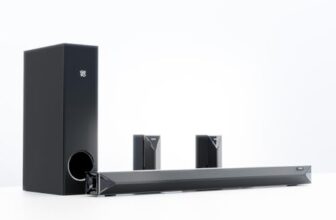 GOVO GoSurround 955 Pro |320W Sound bar, True 5.1 Channel Home Theatre, Mega subwoofer, HDMI, Opt, AUX, USB & Bluetooth, 3 Equalizer Modes, Stylish Remote & LED Display (Black)