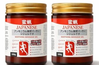 Japanese Formula Soothing Massage Gel for Joint & Muscle Pain Relief | Arnica, Mugwort & Hyaluronic Acid Herbal Gel | Fast Absorbing Relief for Back, Neck, Knee & Leg Pain | Deep Tissue Massage Balm (Pack of 2)
