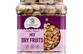Earthy Eats Premium Mix Dry Fruits | Fit for Fasting | Healthy Snacks Mixed Nuts Contain Almonds, Cashews, Dates, Raisin | Superfood Nut Mix for Daily Energy & Snacking