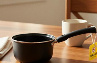 SIWAAN Compact 600ml Milk Pan with Steel Body Sauce Pan 16 cm diameter 2 L capacity(Cast Iron, Non-stick, Induction Bottom)