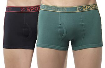 sporto Macho Super Combed Cotton 2-Way Strech Mini Trunk Pack of 2 (Colour May Vary)