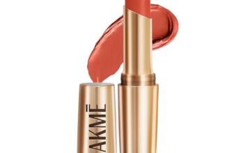 Lakme Powerplay Priming Matte Lipstick, Smooth Matte Finish, Lightweight Lipstick, Smudgeproof, Lasts 16hrs, Hydrates Lips, Brick Blush, 3.6g