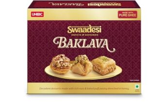 Unibic Swaadesi Assorted Baklava Box | 200 gm| Gift Box