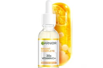Garnier Vitamin C + Face Serum for Skin Brightening & Anti-Dark Spots, 30ml