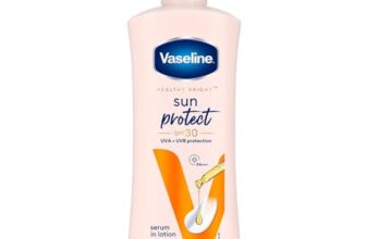 Vaseline Sun Protect SPF 30 Body Lotion, Reduces Tan Lines in 7 Days, UVA + UVB PA+++ Sun Protection, 600ml