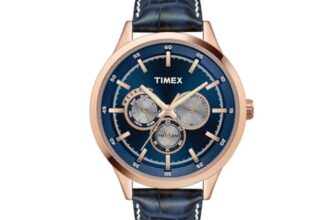 TIMEX Round 43mm Blue Dial Analog Men Watch – TW000T310