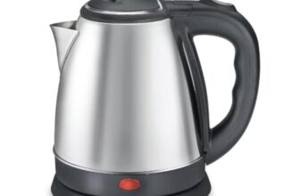 PAPITA Electric Kettle | Stainless Steel Fast Boiling Water Kettle | Auto Shut-Off & Boil-Dry Protection | Ideal for Tea Coffee Soup Noodles (2 L)