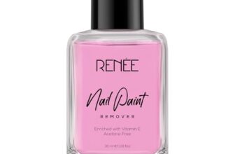RENEE Nail Paint Remover, 30ml – Moisturizing, Acetone Free, with Vitamin E & Glycerin for Nourished, Stain Free Nails – Quick, Effective, Gentle Nail Polish Remover for All Types of Nail Polish
