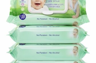 Btag Soft Natural Baby Wipes | Natural & Gentle Care | Ultra-Soft, Baby-Friendly Wet Wipes for Daily Use 120 Piece Pack (Pack of – 4)