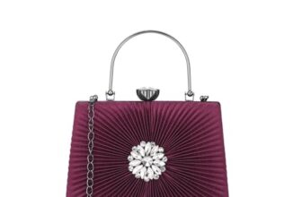 Lavie Women’s Ray Trapezoid Framed Clutch | Ladies Purse Handbag