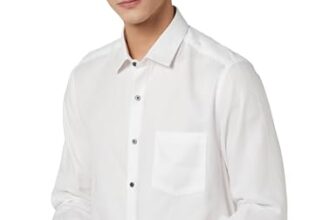 Arrow Men’s Solid Full Sleeve Slim Fit Cutaway Collar Cotton Formal Shirt (ARADOSH1389_Grey White_40)
