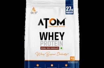 AS-IT-IS Nutrition ATOM Whey Protein(1 kg, Double Rich Chocolate)