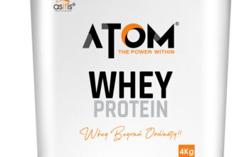 AS-IT-IS Nutrition ATOM with Digestive Enzymes | USA Labdoor Certified for Purity Whey Protein(4 kg, Choco Hazel Fusion)