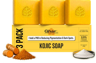 Ghar Soaps Kojic Acid Soap | For pigmentation and dark spots reduction(3 x 100 g)