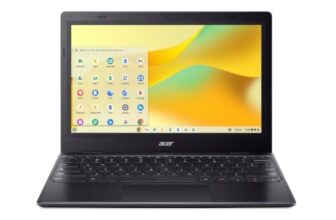 Acer Chromebook, Intel Celeron- N4500 Processor, 4GB LPDDR4 RAM, 32GB eMMC, 29.46cm /11.6″ inch HD Display, Chrome OS, Intel UHD Graphics,WiFi 5, Black, 1.2 KG, CO731, Thin & Light Laptop