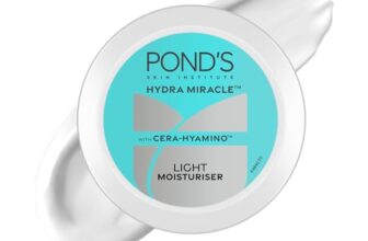 POND’S Light Moisturiser with Cera-Hyamino for 5X Dryness Repair for Ultimate Soft, Smooth Skin | Lightweight, for all skin types, 300ml